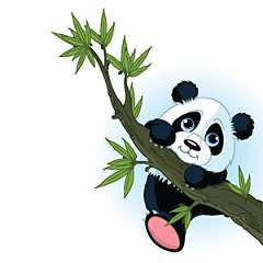 Detské tapety - Panda 5232 - vliesová